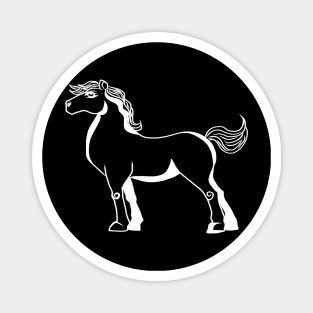 A very nice horse and pony dressage Magnet